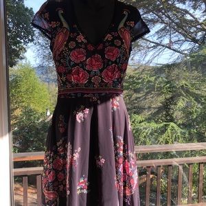 Beautiful Long Peacock Dress